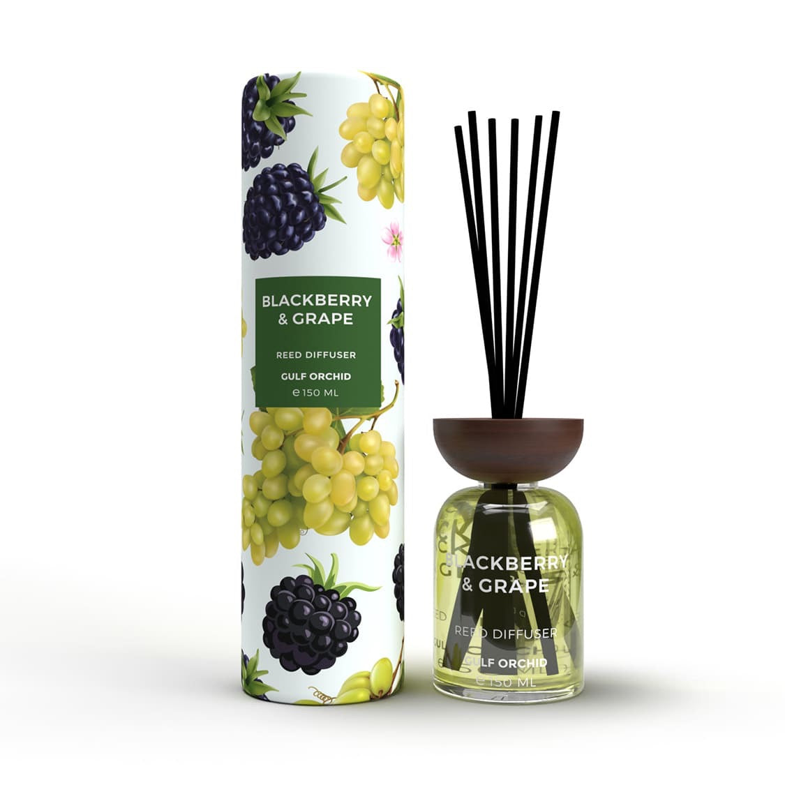Gulf Orchid Reed Diffuser - Blackberry & Grape (150ml)