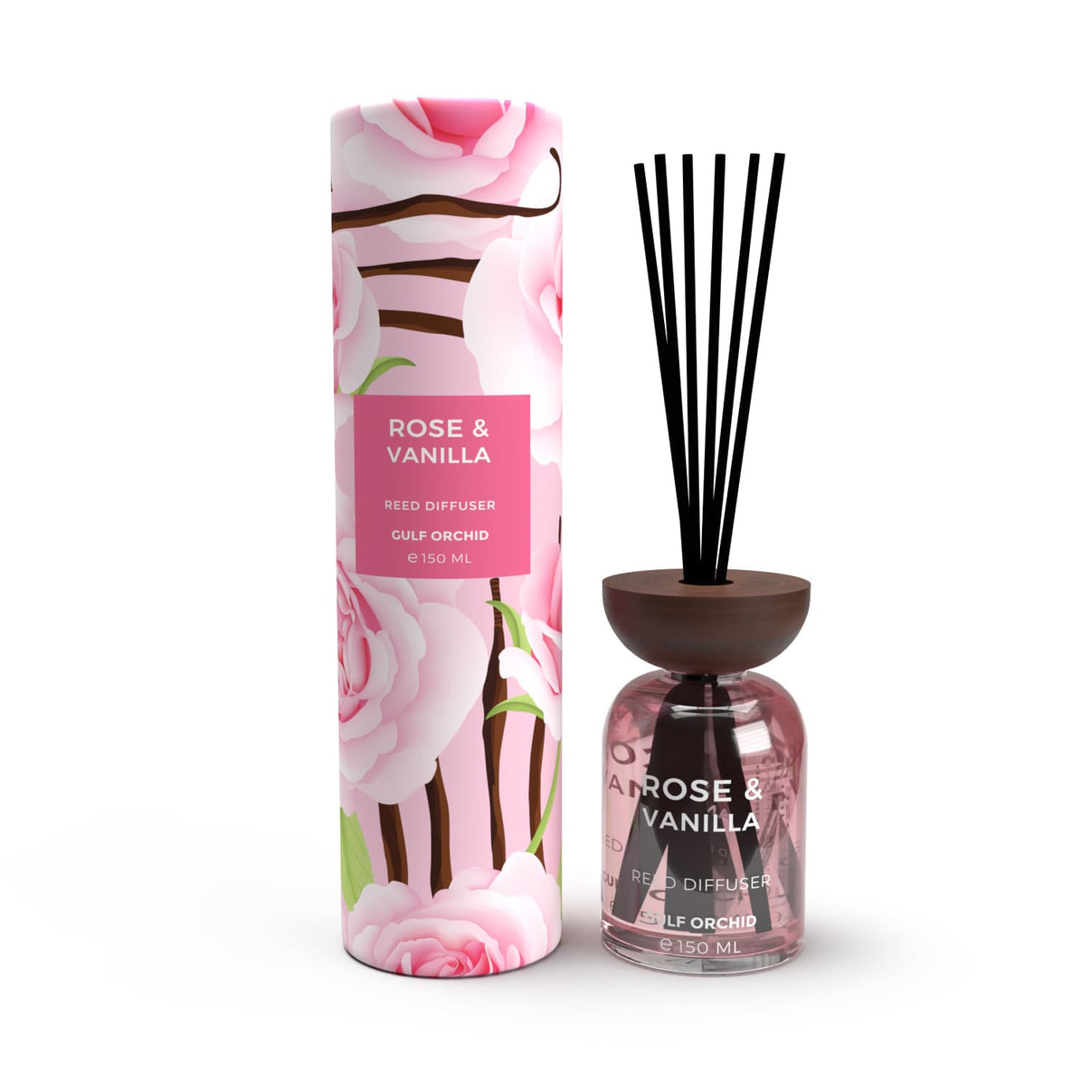 Gulf Orchid Reed Diffuser - Rose & Vanilla (150ml)
