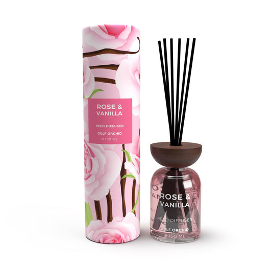 Gulf Orchid Reed Diffuser - Rose & Vanilla (150ml)