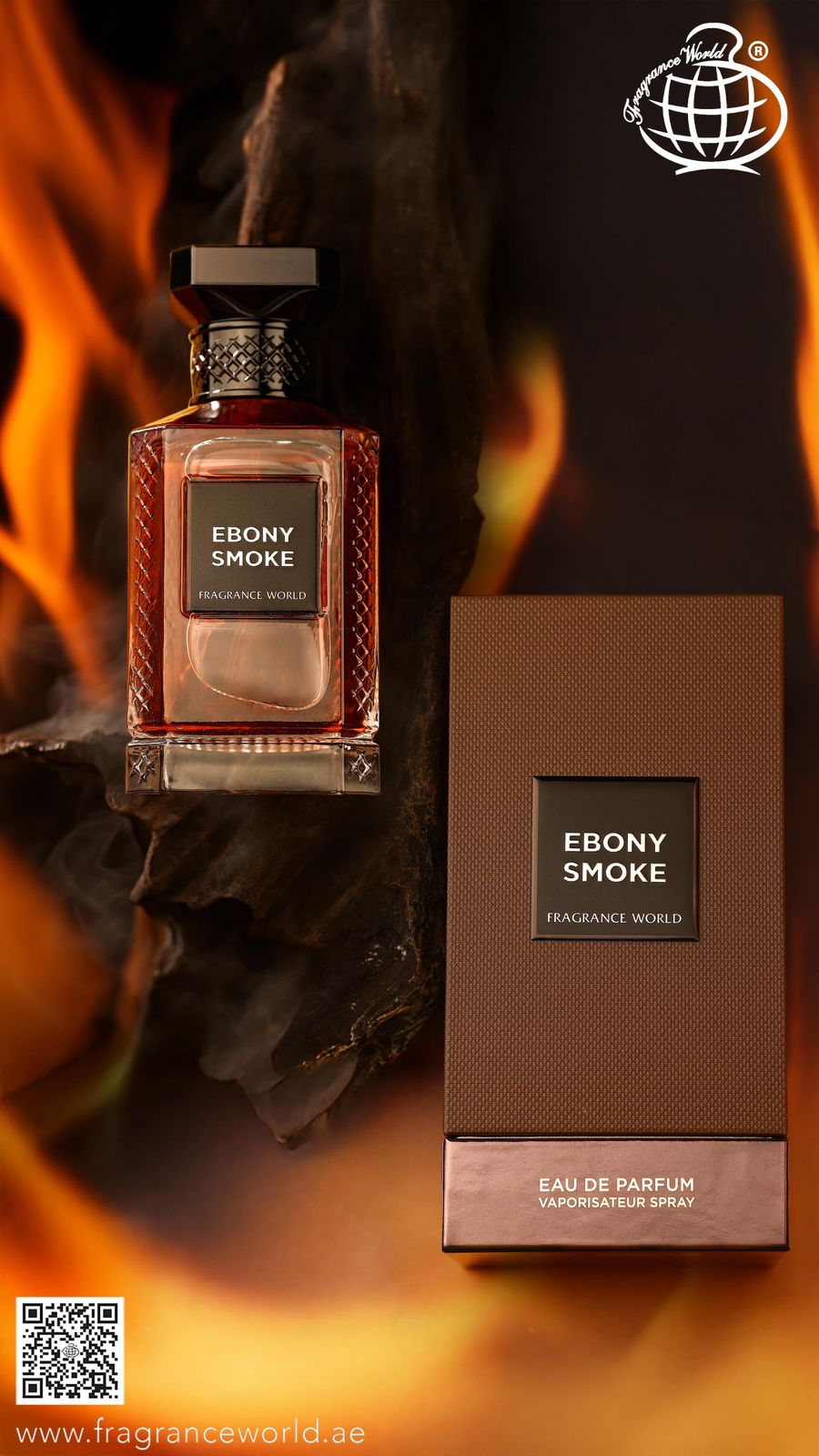 Fragrance World – Ebony Smoke - 150ml